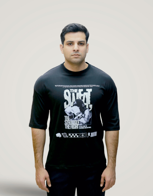 The Sweat Oversized T-Shirt – Black