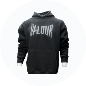 Valour Signature Hoodie – Black