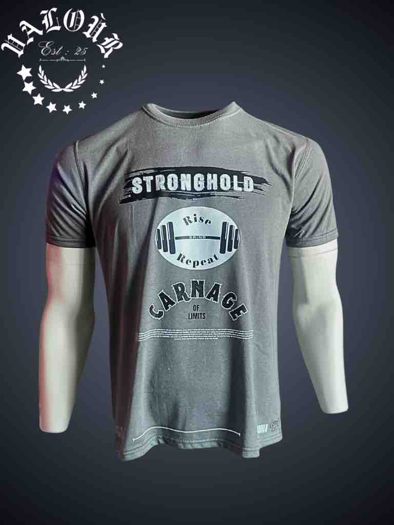 Stronghold Carnage Performance T-Shirt Steel Grey