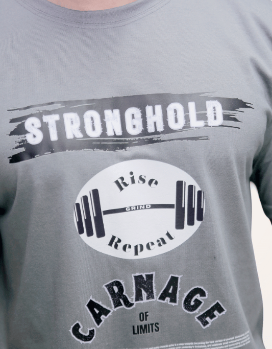 Stronghold Carnage Performance T-Shirt Steel Grey
