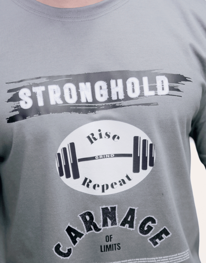 Stronghold Carnage Performance T-Shirt Steel Grey