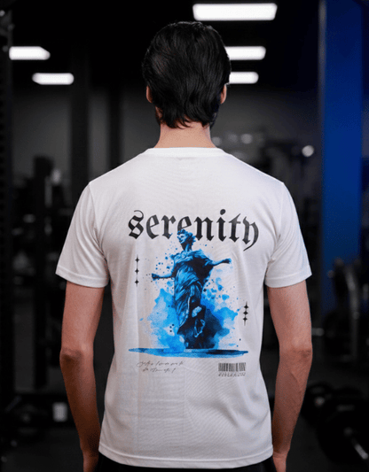 Serenity" Graphic T-Shirt – White
