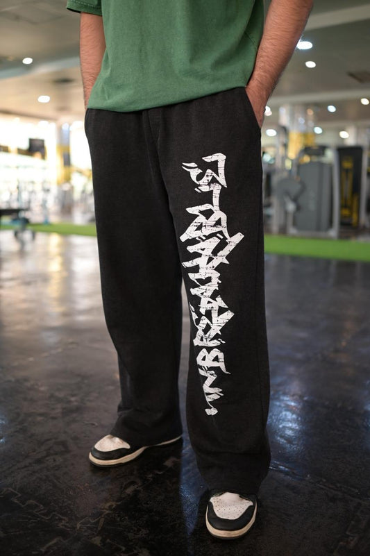 Unbreakable-Acid Wash Baggy Trouser