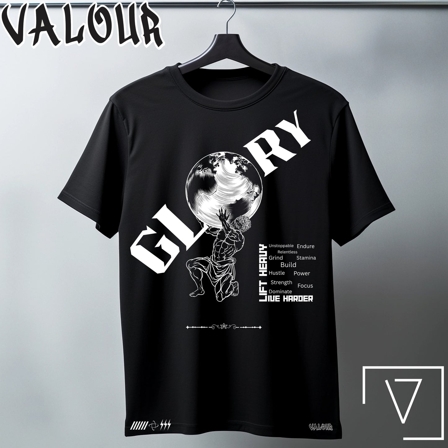 The Glory Valour T-Shirt – Black