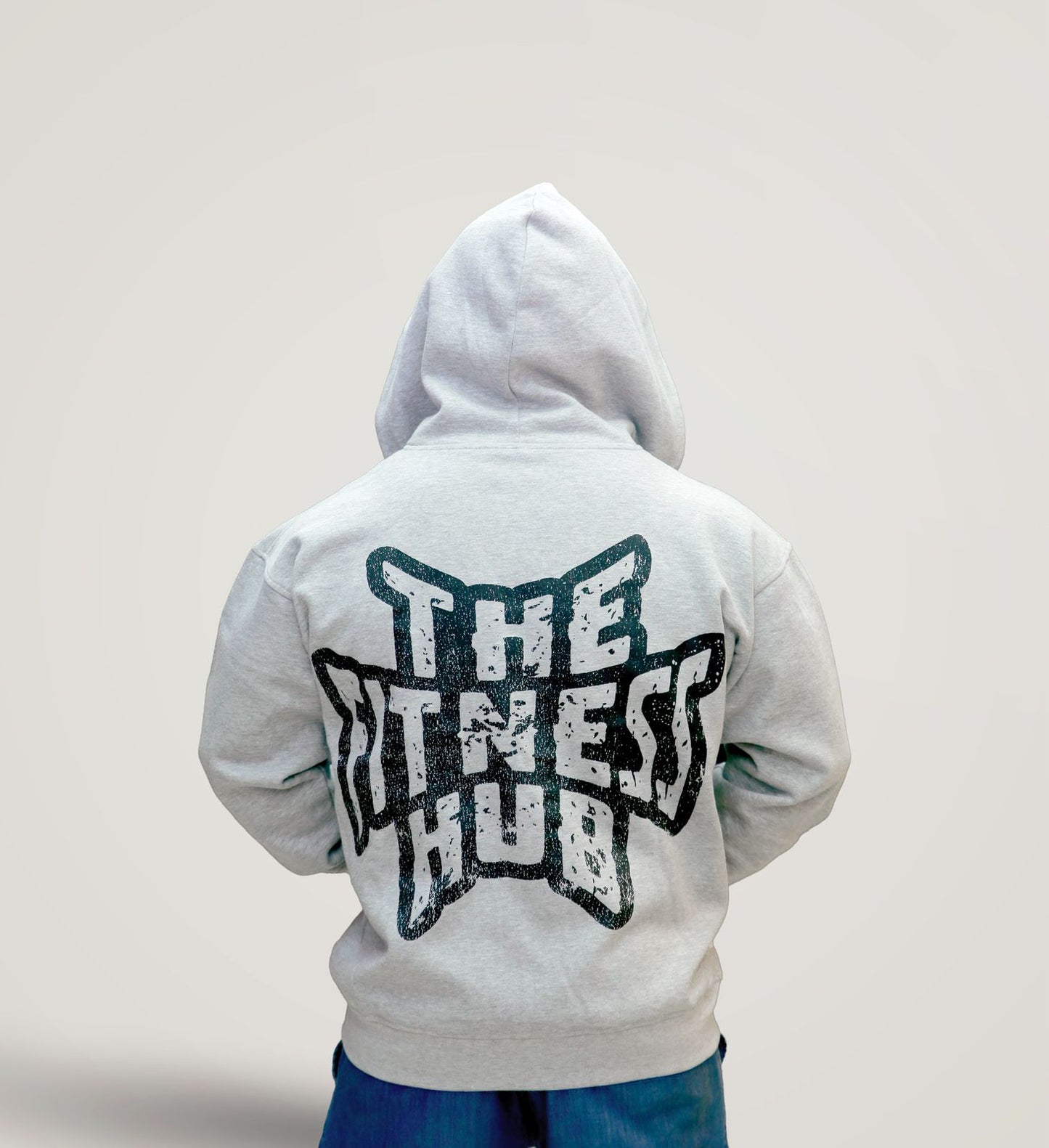 The Fitness Hub" Heavyweight Zipper Hoodie