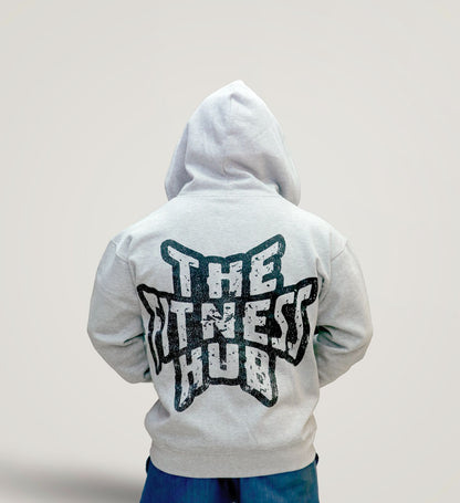 The Fitness Hub" Heavyweight Zipper Hoodie